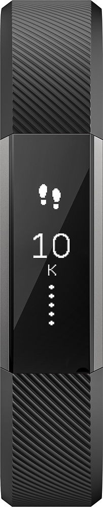 Fitbit Alta Fitness Wristband Activity Tracker Black Large FB406BKL 