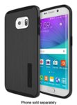 Front Zoom. Incipio - DualPro SHINE Case for Samsung Galaxy S6 edge Cell Phones - Black.