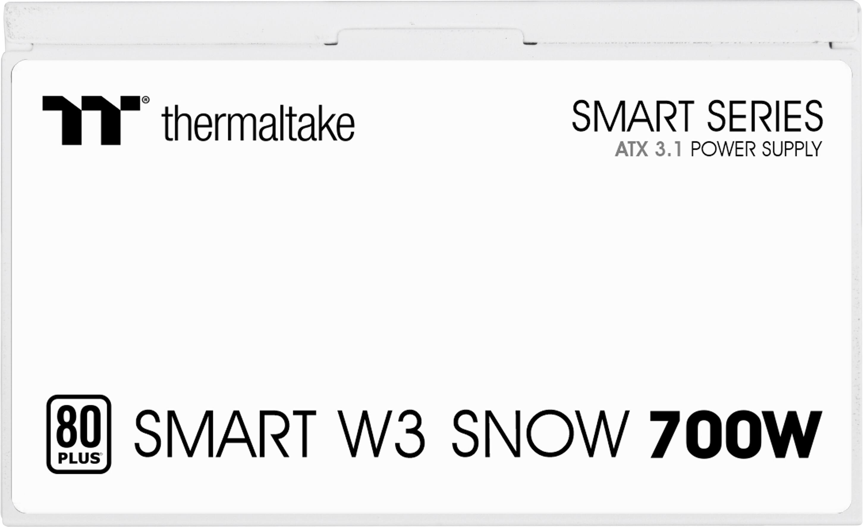 A Thermaltake SMART SERIES ATX 3.1 power supply with a capacity of 700W.