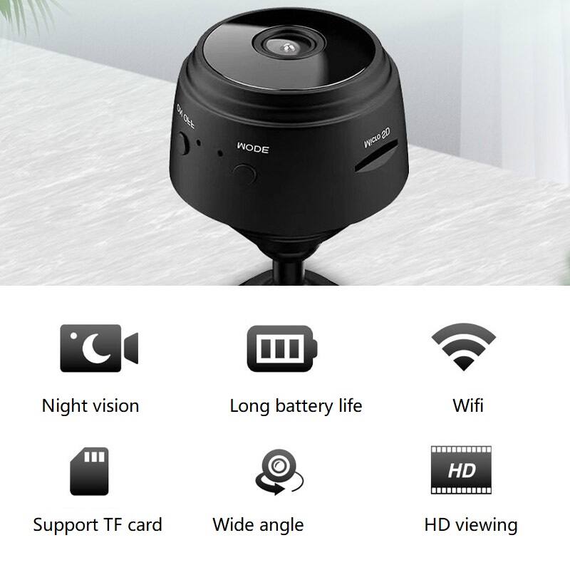- Night vision
- Long battery life
- Wifi
- Support TF card
- Wide angle
- HD viewing