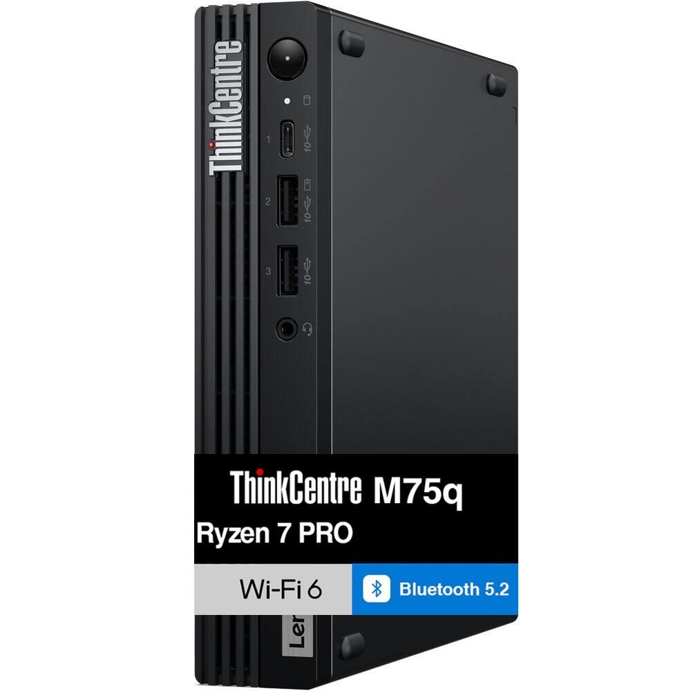 ThinkCentre M75q  
Ryzen 7 PRO  
Wi-Fi 6  
Bluetooth 5.2