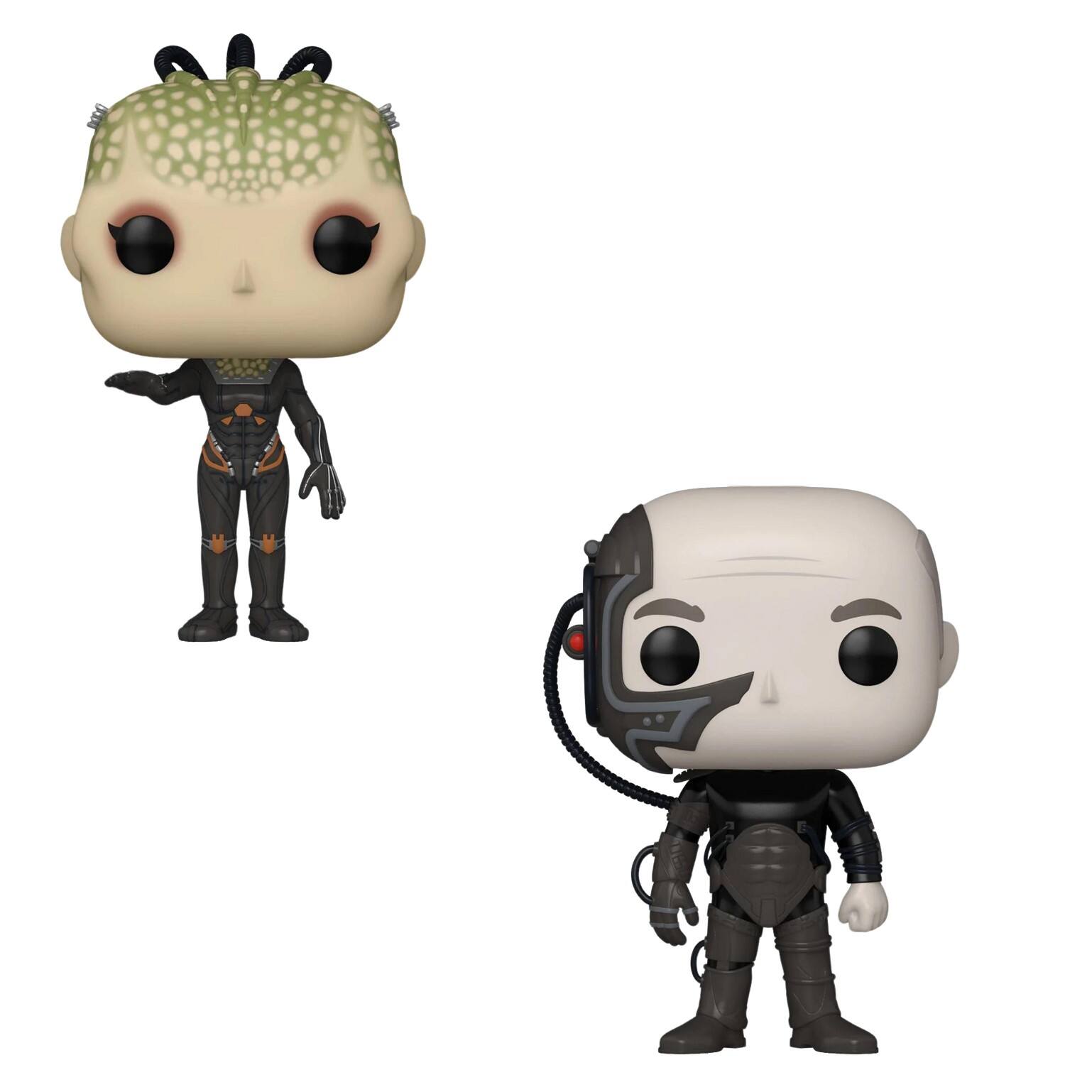 Front. Funko - Funko Pop! 2pack Star Trek: First Contact - The Borg Queen & Locutus of Borg.