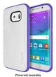 Incipio - Octane Case for Samsung Galaxy S6 edge Cell Phones - Frost/Neon Purple - Larger Front