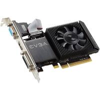 EVGA - GeForce GT 710 1GB Single Slot Low Profile Graphics Card - Black - Front_Zoom