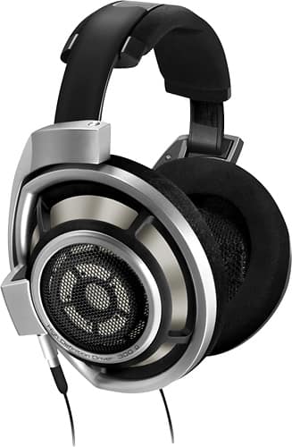 Best Buy: Sennheiser HD 800 Wired Over-the-Ear Headphones Silver/Black HD  800