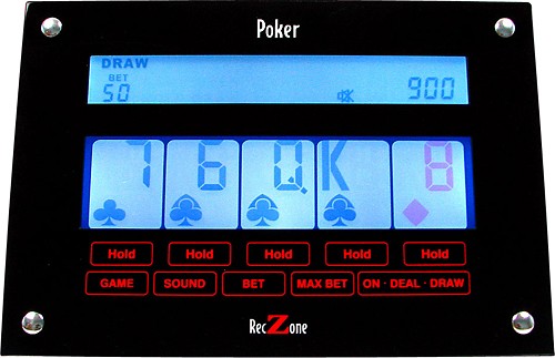 Mega Screen 7 In 1 Poker New Large Screen Hand Held Video Electronic Game Fun