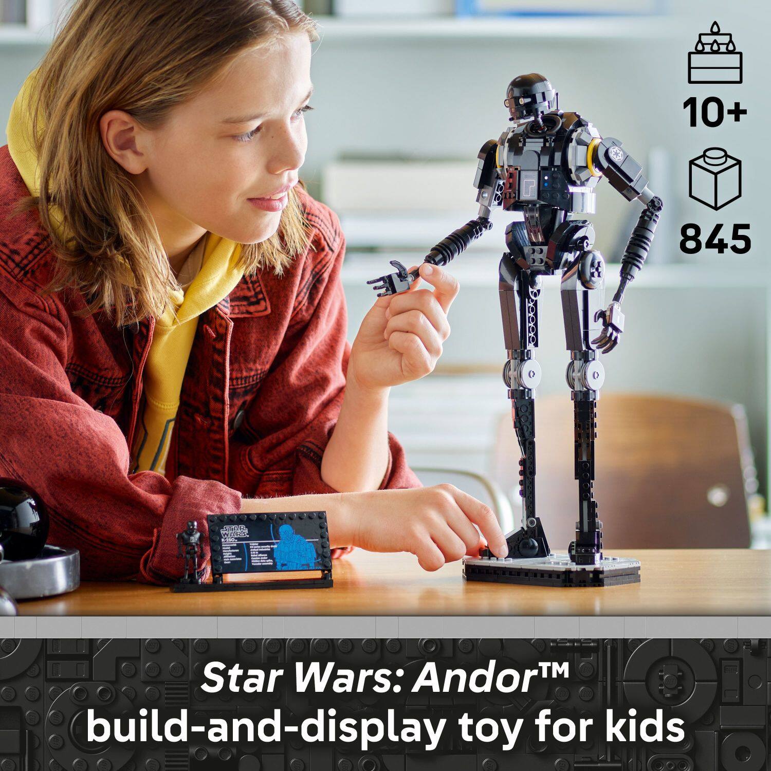 10+ 845 Star Wars: Andor™ build-and-display toy for kids