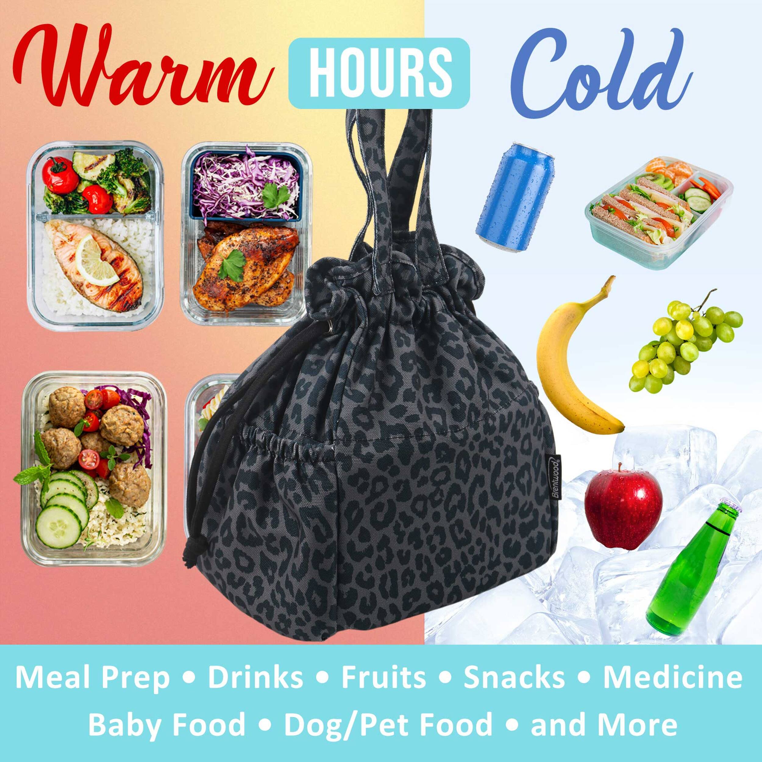 Warm HOURS Cold  
Meal Prep Drinks Fruits Snacks Medicine Baby Food Dog/Pet Food and More