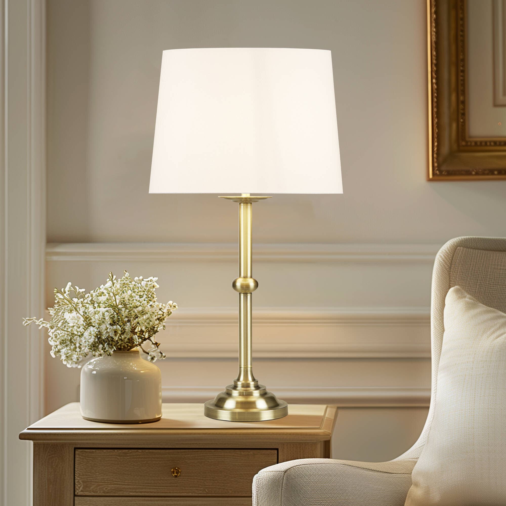 Alt View 2. Luckbyte - 28"H Table Lamp.