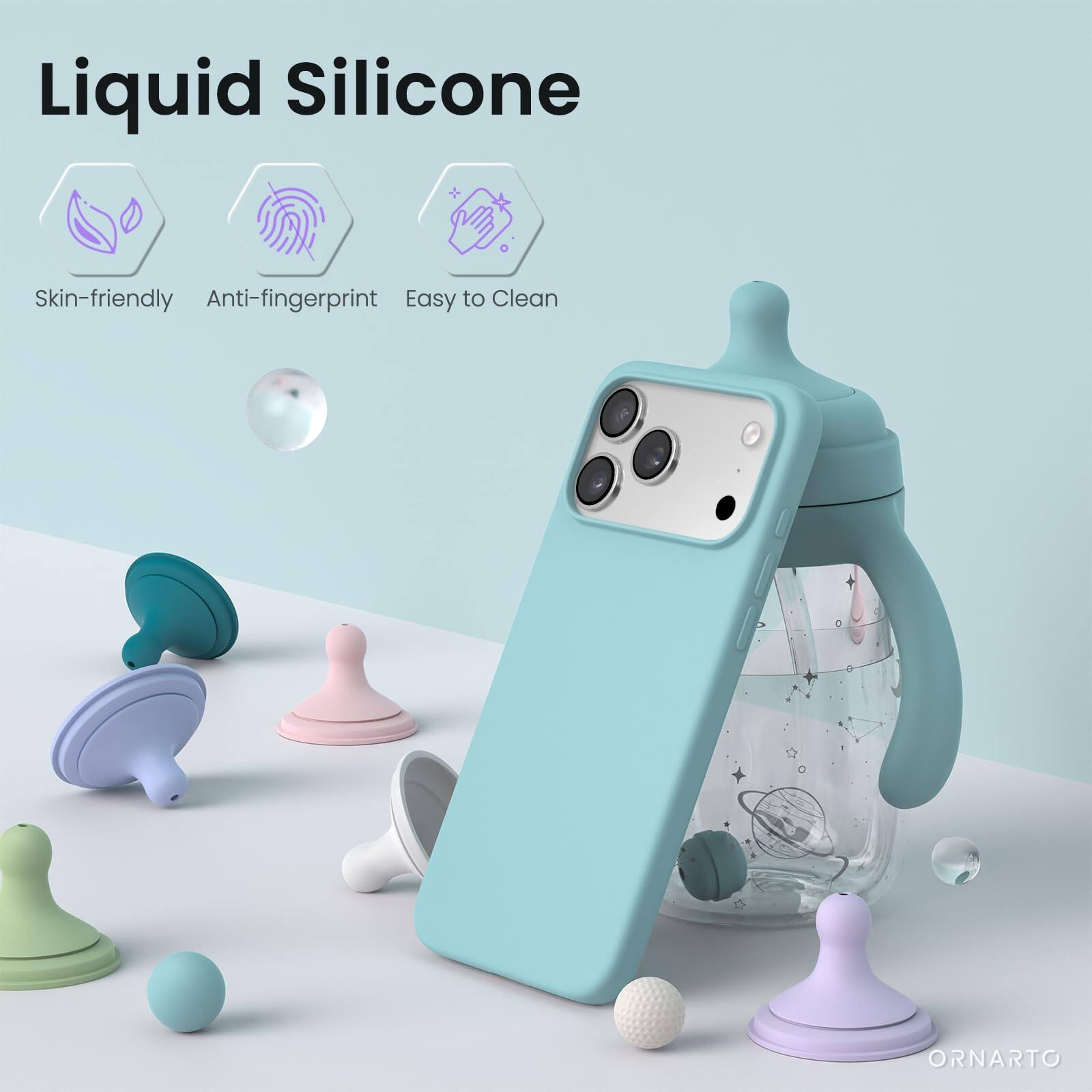 Liquid Silicone  
Skin-friendly  
Anti-fingerprint  
Easy to Clean  
ORNARTO