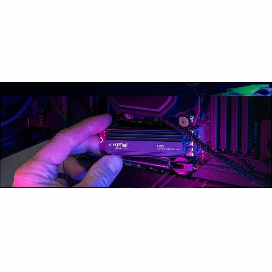 Crucial T705  
1TB  
PCIe Gen4 x4 NVMe M.2 2280