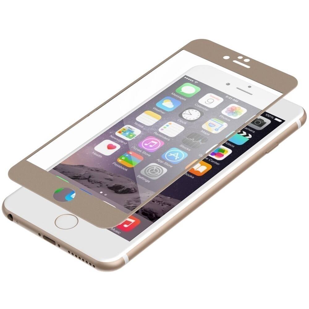 Angle. ZAGG - InvisibleShield Screen Protector for Apple iPhone 6 Plus and 6s Plus - Gold.