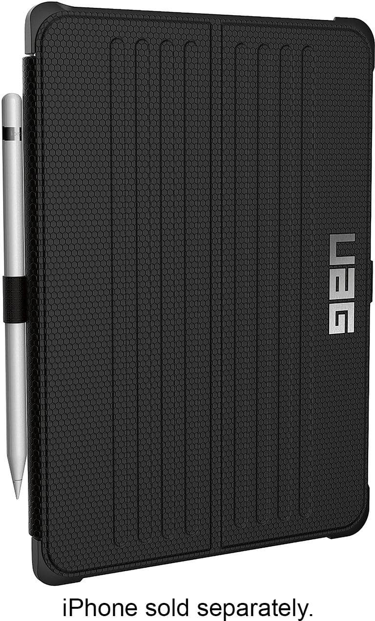 Alt View 12. Urban Armor Gear - Back Cover for Apple® iPad (Latest Model), Apple® iPad 5th Gen, Apple 9.7-inch iPad Pro - Black.