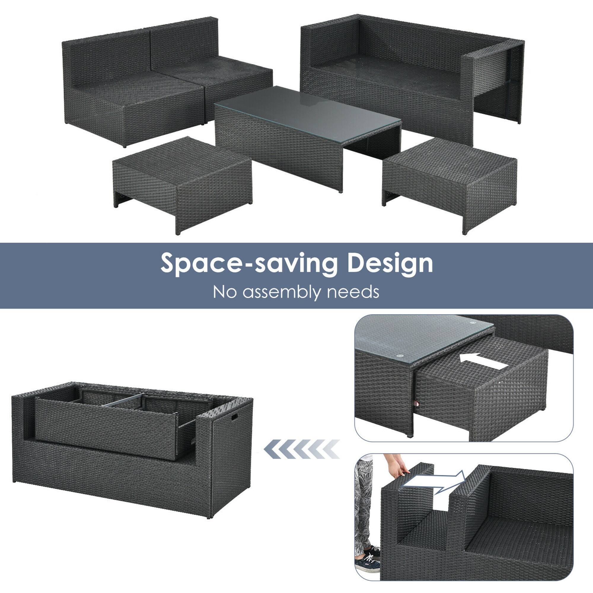 Space-saving Design  
No assembly needs