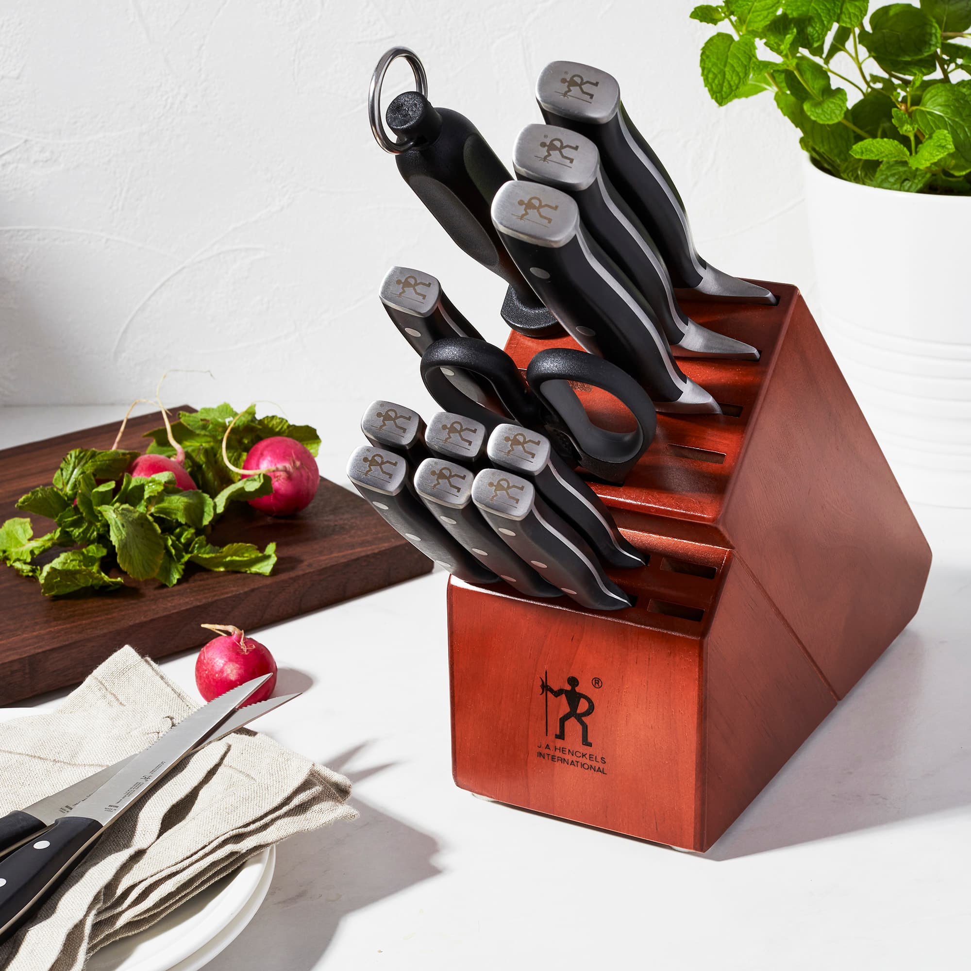 Henckels - Forged Accent 15-pc Knife Block Set - Stainless Steel - Thumbnail 2