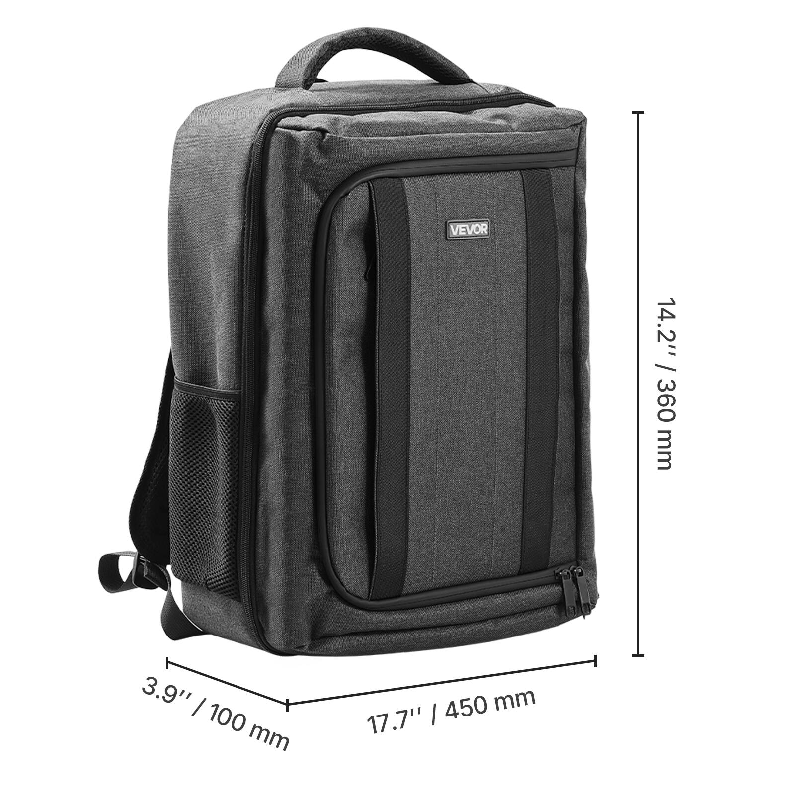 VEVOR

14.2" / 360 mm

3.9" / 100 mm

17.7" / 450 mm