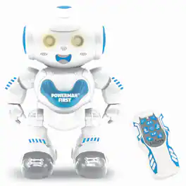 Lexibook - Powerman First STEM Robot, Dance, Music, Demo with Remote Control
