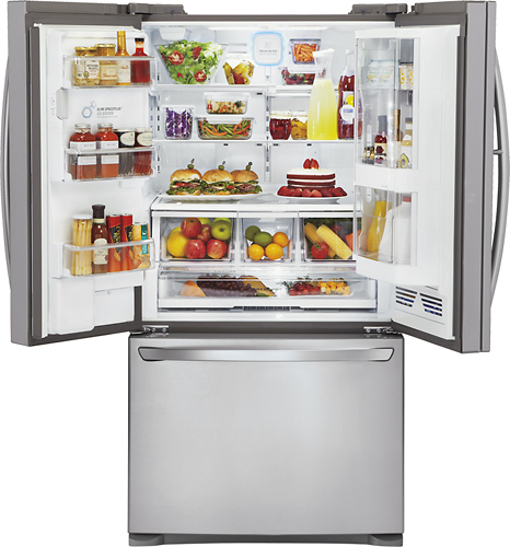Best Buy: LG 30.5 Cu. Ft. Door In Door French Door Refrigerator with ...