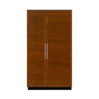 JennAir - 29.2 Cu. Ft. Side-by-Side Refrigerator - Wood - Front_Zoom