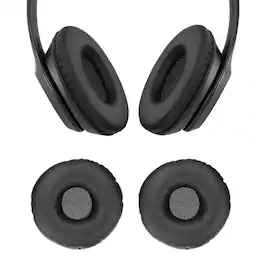 Unique Bargains - 2pcs Universal Wireless Ear Pads Replacement Cushions 2.8 Inch Soft High Density for Headphones Gaming - Black
