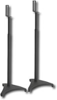 Sanus - 28" to 42" Adjustable Height Speaker Stands for Satellite Speaker (2-pack) - Black - Front_Zoom