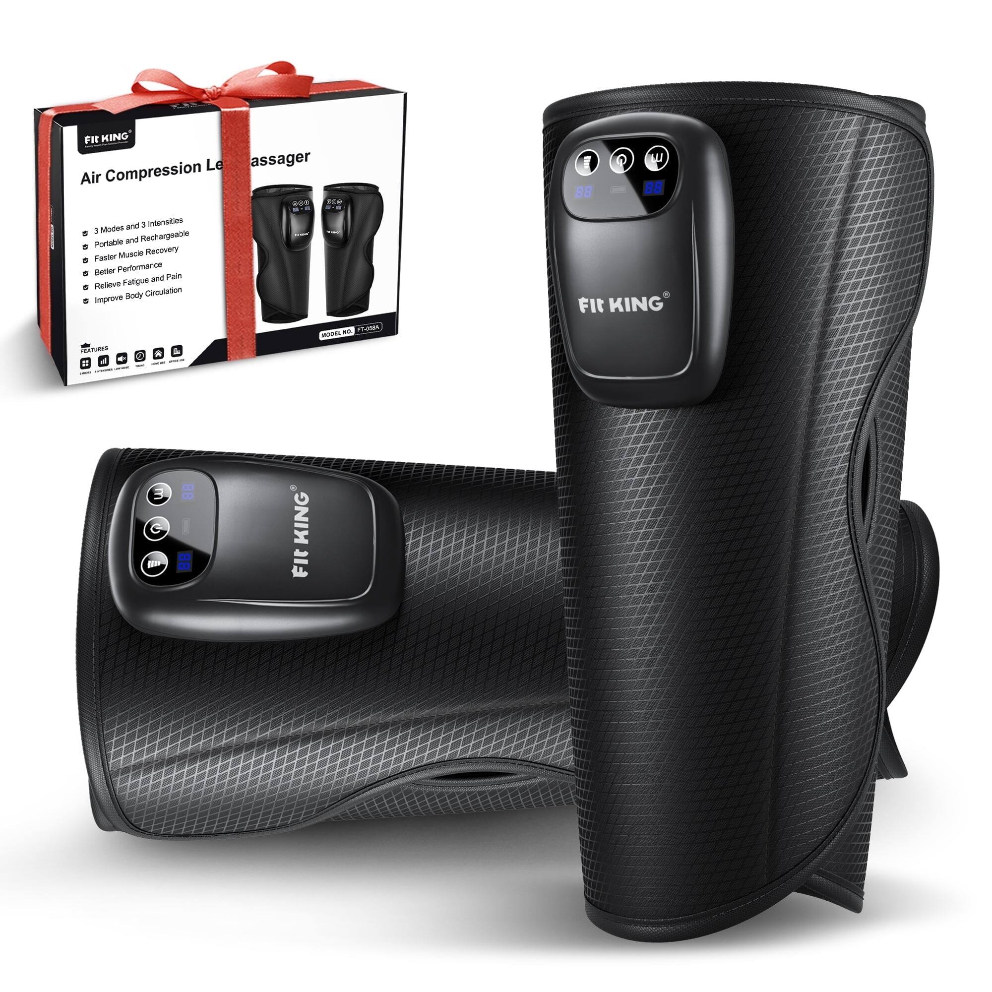 FIT KING Compression Leg Massager

3 Modes and 3 Intensities
Portable and Rechargeable
Faster Muscle Recovery
Better Performance and Pain Relief
Fatigue Body Circulation Improve

FEATURES
6
? 88 88 117 KING
m G 
KING FIT