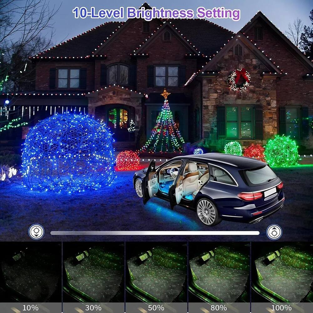 10-Level Brightness Setting

10% 30% 50% 80% 100%