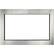 Front. Dacor - 29.9" Trim Kit for Dacor Discovery 24" Microwave - Stainless Steel.