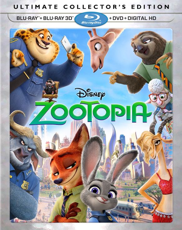  Zootopia [Includes Digital Copy] [3D] [Blu-ray] [Blu-ray/Blu-ray 3D] [2016]