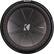 Front. KICKER - CompR 12" Dual-Voice-Coil 2-Ohm Subwoofer - Black.