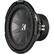 Left. KICKER - CompR 10" Dual-Voice-Coil 2-Ohm Subwoofer - Black.