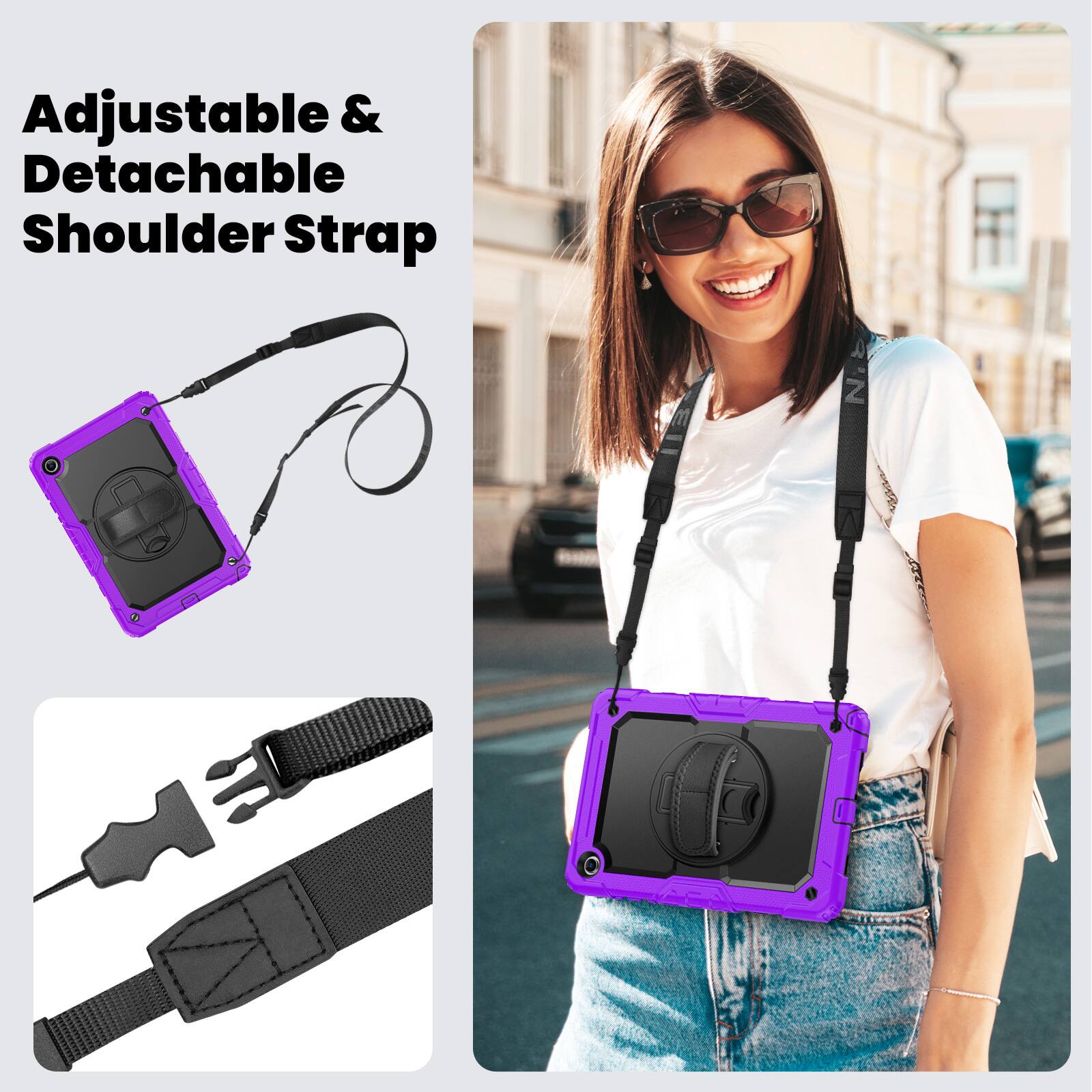 Adjustable & Detachable Shoulder Strap