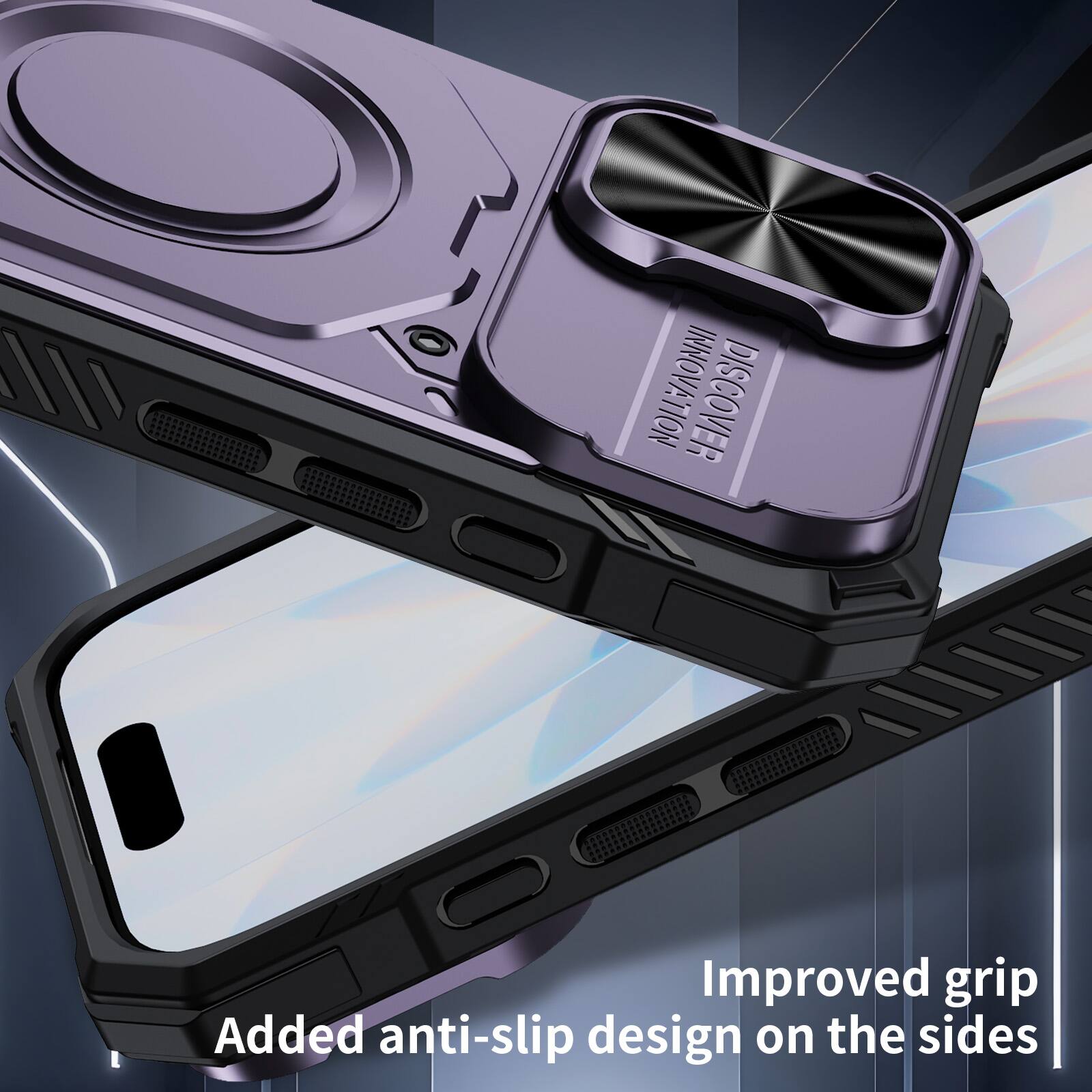 INNOVATION DISCOVER

Improved grip
Added anti-slip design on the sides