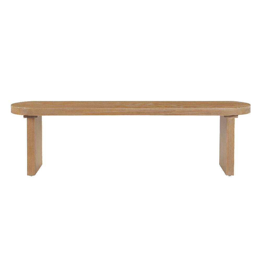 Alt View 2. Ropilly - Ropilly Solid Pine Dining Bench Rustic Wood Indoor Seating Heavy Duty Kitchen Furniture - Pine.