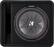 Front. KICKER - CompR 12" Dual-Voice-Coil 2-Ohm Loaded Subwoofer Enclosure - Black.