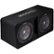 Angle Zoom. KICKER - CompR Dual 12" Dual-Voice-Coil 2-Ohm Subwoofers with Enclosure - Black.