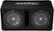 Alt View Zoom 12. KICKER - CompR Dual 12" Dual-Voice-Coil 2-Ohm Subwoofers with Enclosure - Black.