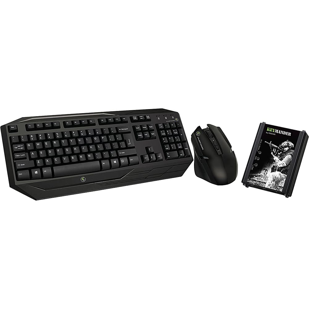 Angle. IOGEAR - Kaliber Gaming™ Keymander Wireless Gaming Keyboard and Mouse - Black.