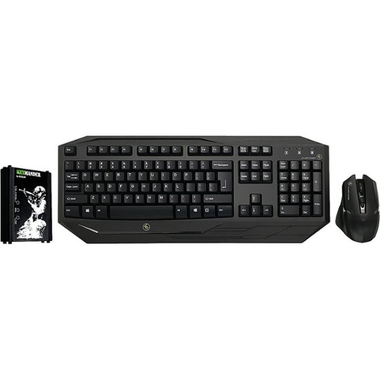 Iogear Kaliber Gaming Keymander Wireless Gaming Keyboard And Mouse Black Ge1337pkit Best Buy - how to use mouse and keyboard on roblox xbox one