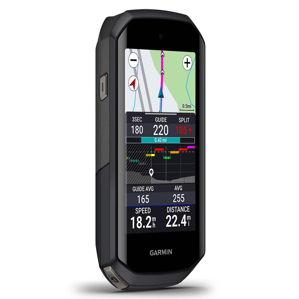 0.5ml  
3SEC 180  
GUIDE SPLIT 220 185 I 0.42 mi  
GUIDE AVG AVG 165 255  
SPEED DISTANCE 18.2% 22.4  
GARMIN
