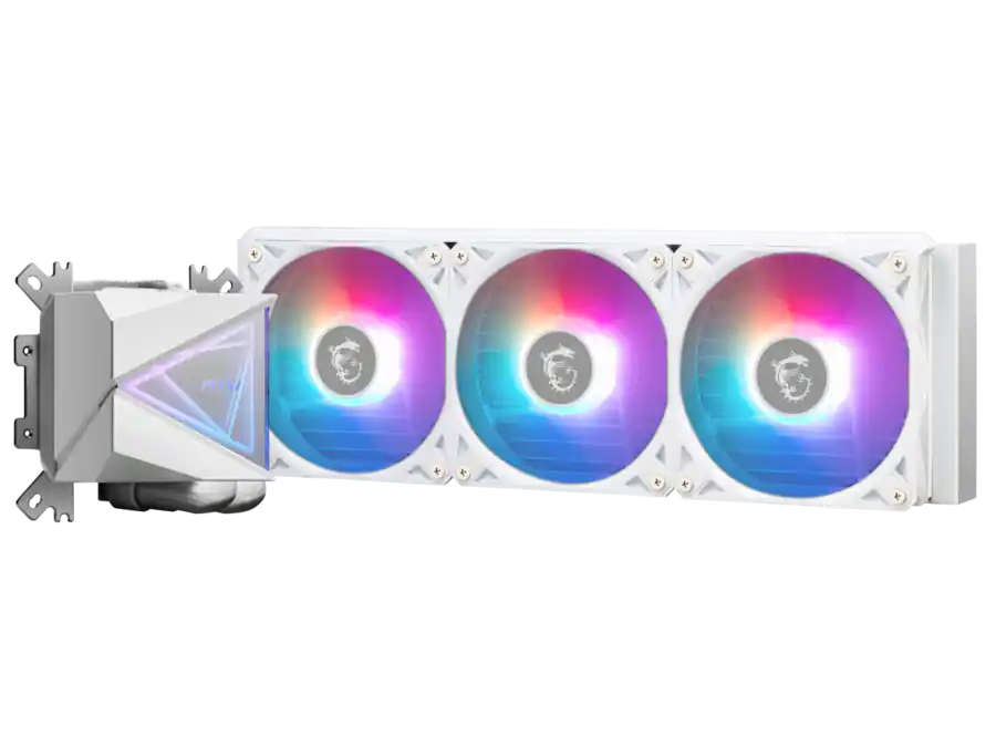 MSI MAG Coreliquid I360 Cooling Fan/Radiator/Water Block/Pump White ...