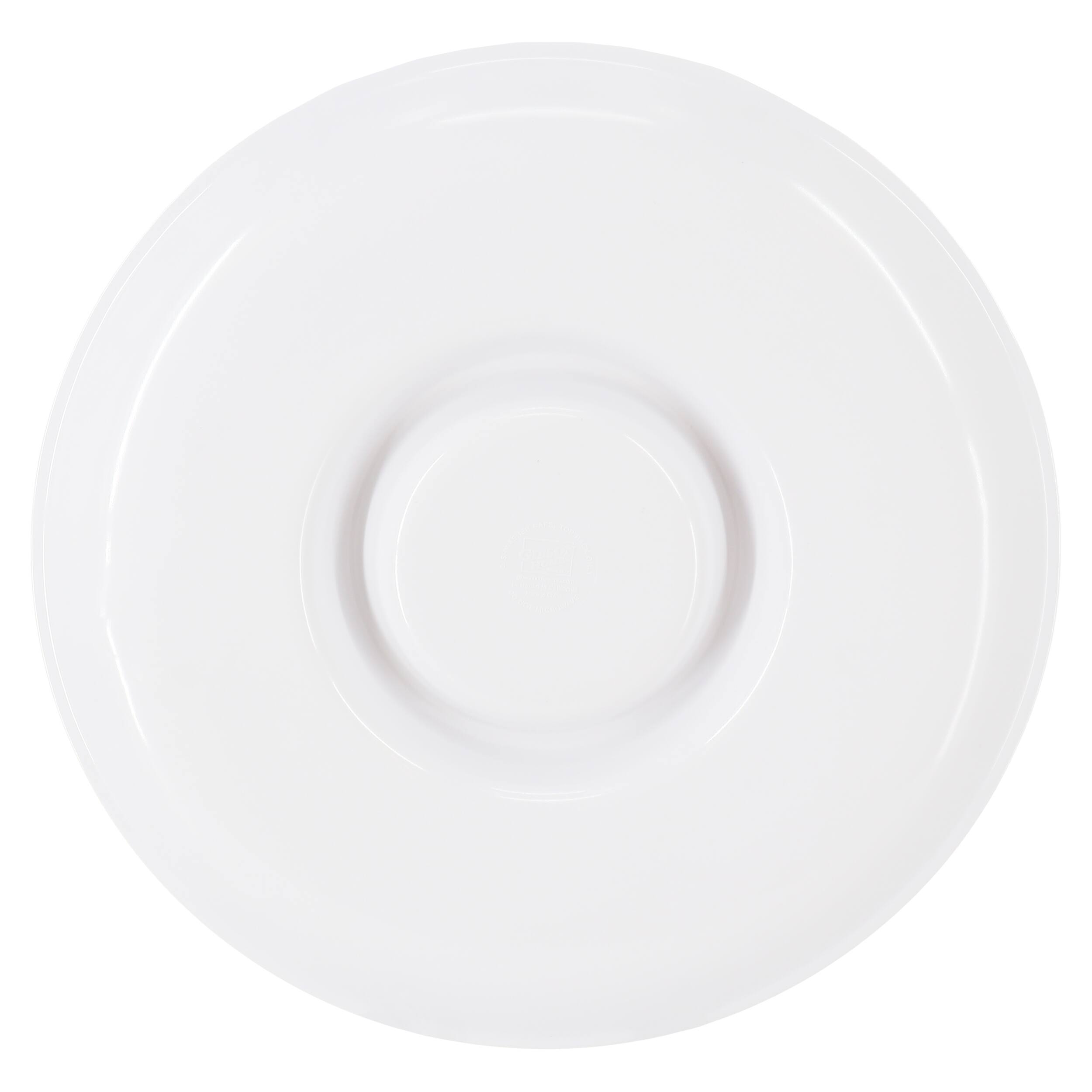 Alt View 2. Gibson - Gibson Home Grayson 12 Piece 12 Inch Round Melamine Chip and Dip Platter Set in White - White.