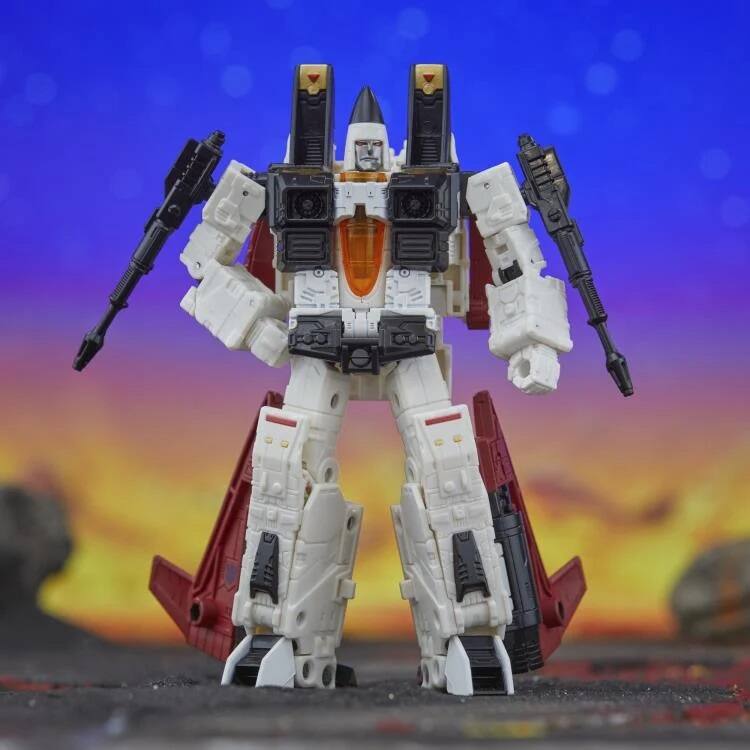 Alt View 7. Hasbro - Transformers Legacy United Voyager Class G1 Universe Ramjet, 7-inch Converting Action Figure, for Boys and Girls Ages 8+.