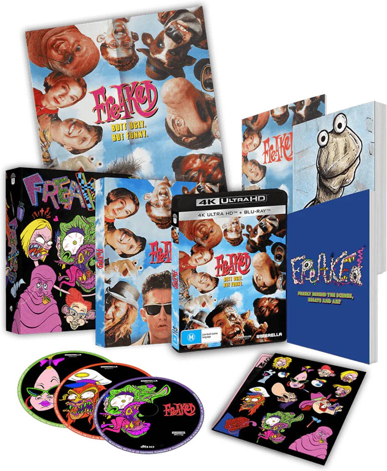 Alt View 1. Freaked: Collector's Edition - Limited Edition All-Region UHD & Blu-Ray Set in Splicase with Book, - 4K Blu-Ray.