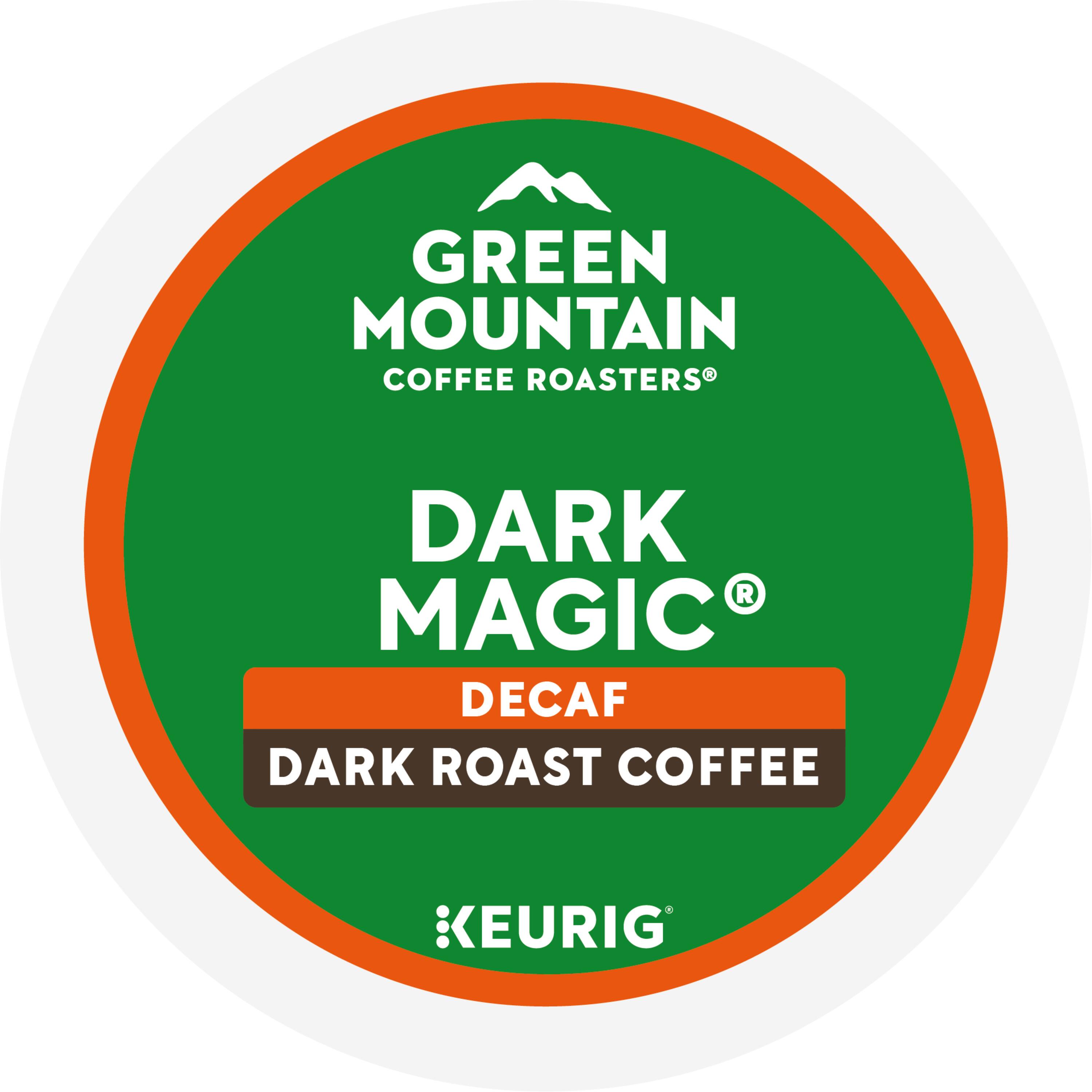 GREEN MOUNTAIN COFFEE ROASTERS DARK MAGIC DECAF DARK ROAST COFFEE KEURIG
