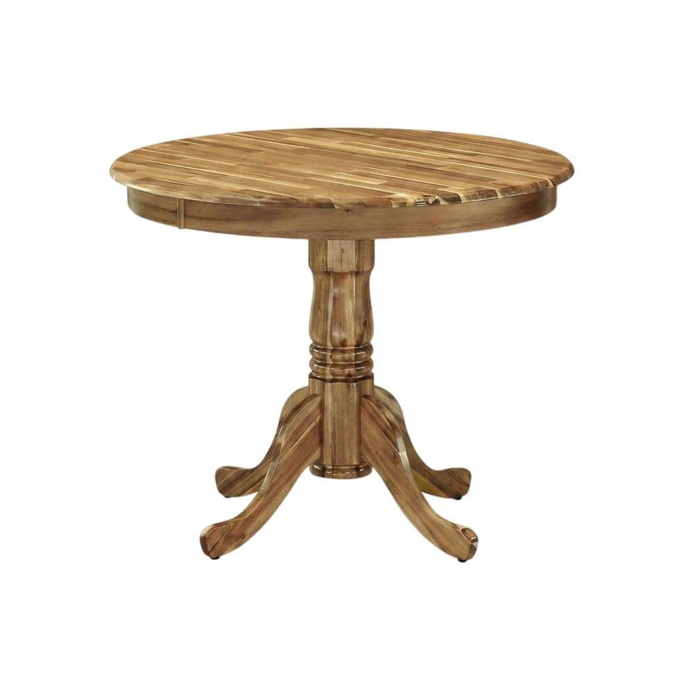 FurniFact - Round Pedestal Dining Table - Natural price history on PriceWatchPro