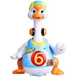 JuzToys - Educational Baby Music Toy – Walking, Singing, Dancing Hip Hop Swing Goose Developmental Baby Toy, Musical Toy - Blue