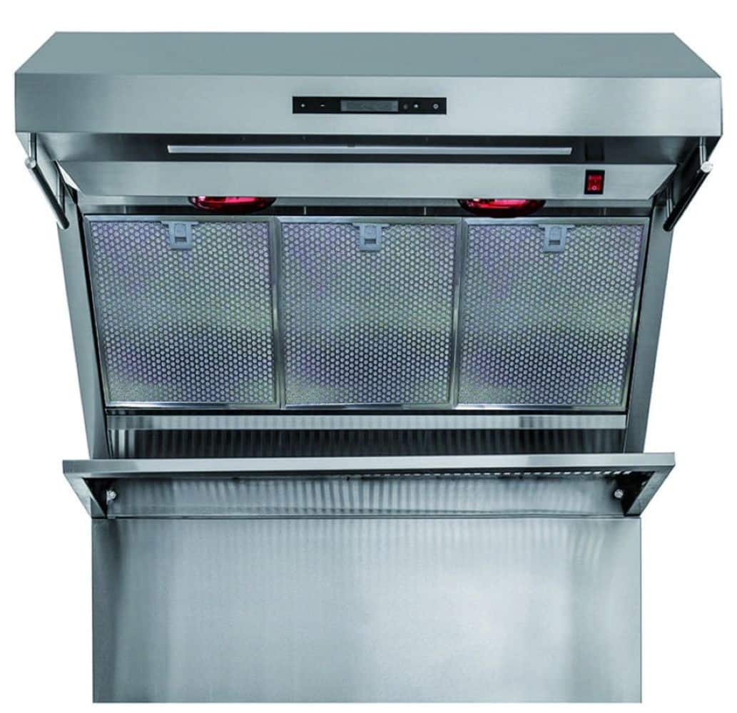 Forno Appliances - 36 inches - Externally Vented - Wall Range Hood - Silver - Front_Zoom