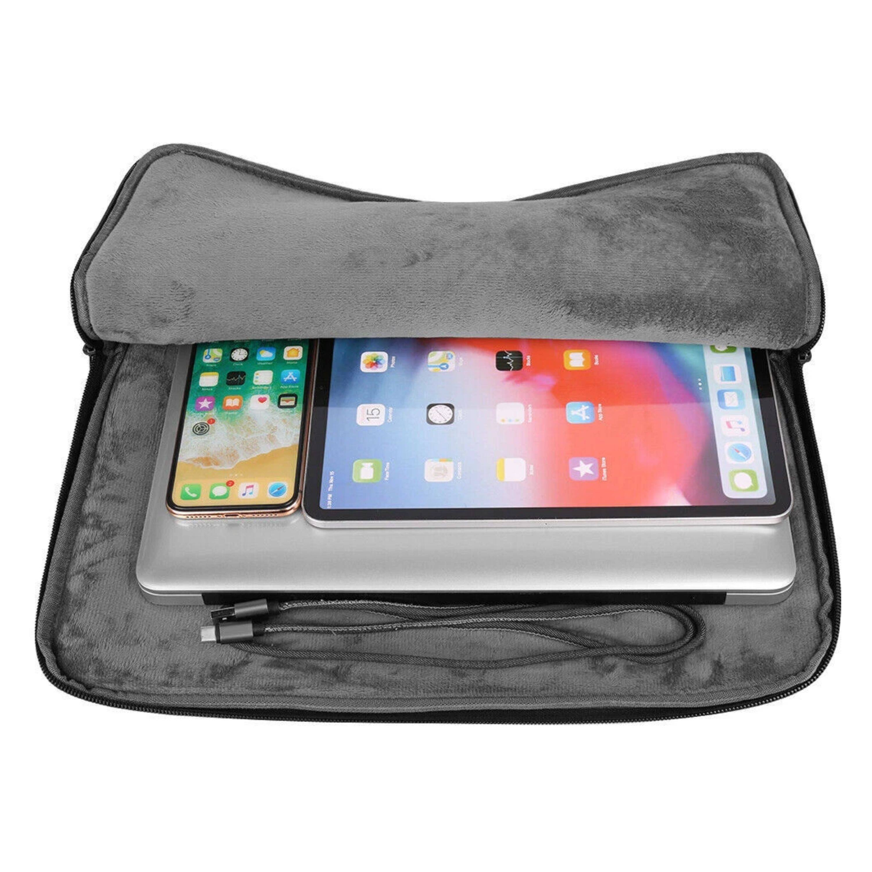 Alt View 3. Kitcheniva - Padded Sleeve Case Cover Carry Bag For 14.6" Samsung Galaxy Tab S10 Ultra - Dark Gray.