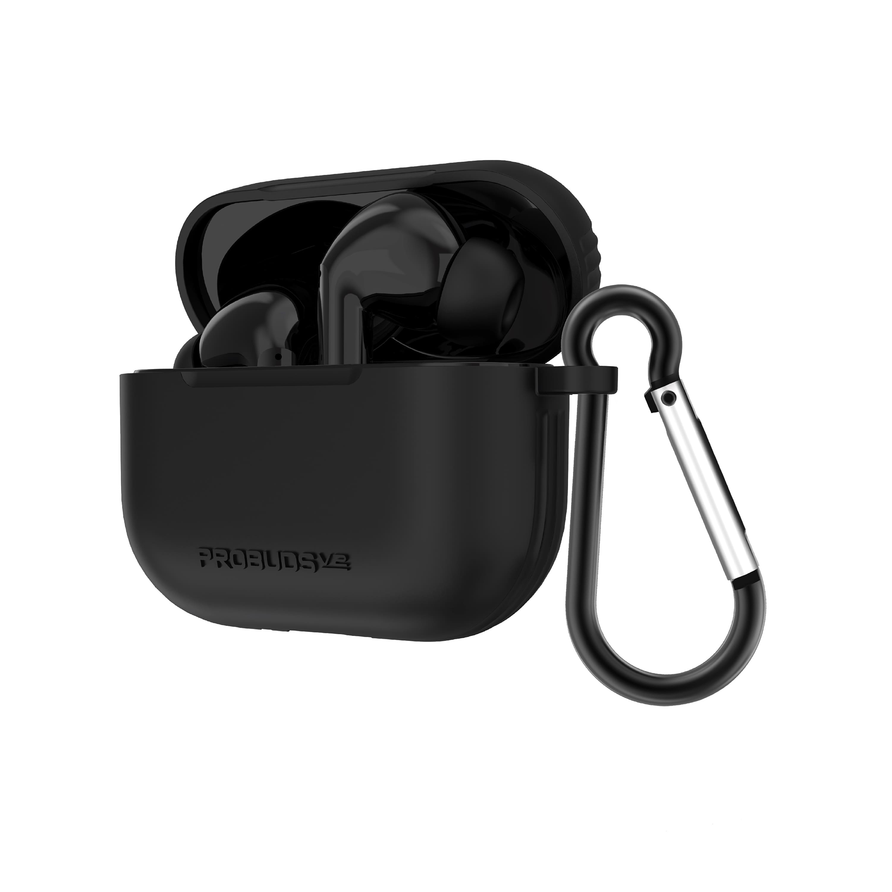 Tzumi - ProBuds V2 Earbuds – True Wireless Bluetooth Headphones with Charging Case
